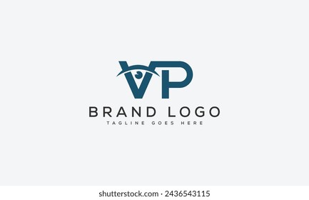 letter VP logo design vector template design for brand.