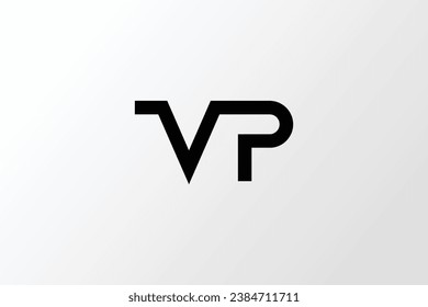 Letter VP logo vector design