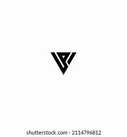Logo-Design des Letter VP P V