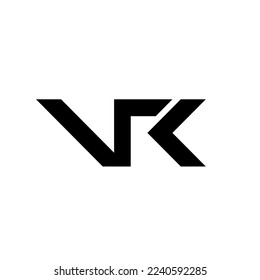Letter VR monogram logo design