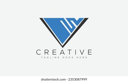 Letter VS logo design template vector illustration.