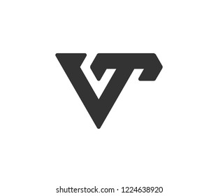 letter vt logo designs