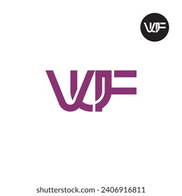 Letter VUF Monogram Logo Design