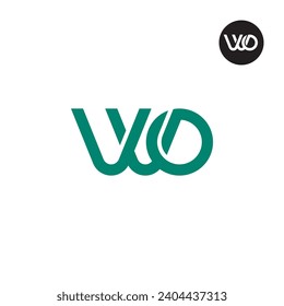 Letter VVO or WO Monogram Logo Design