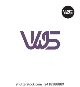Letter VWS Monogram Logo Design