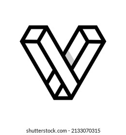 Letter VX Minimalist Logo Design