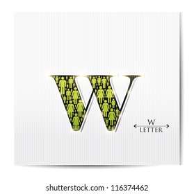 Letter W