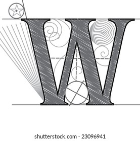 Letter W