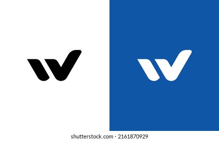 Letter W Abstract Logo Symbol. logo w