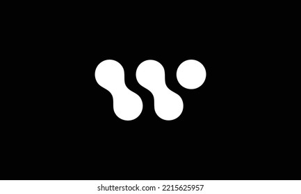 Letter W Abstract Logo Symbol. logo w