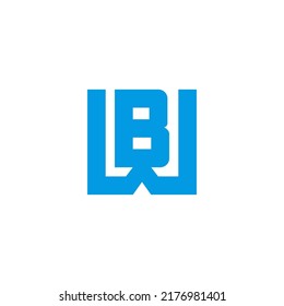 letter W and letter B square