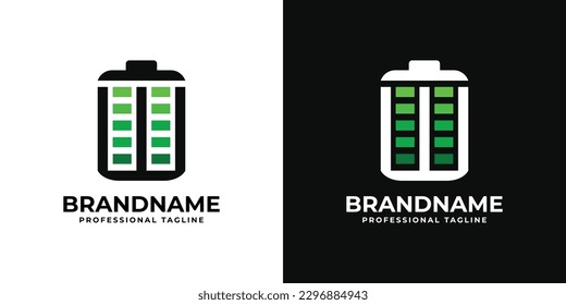 Letter W Battery Logo. Suitable for any business related to Battery with W initial.