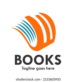 Letter W Book Logo Template Illustration Stock Vector (Royalty Free ...