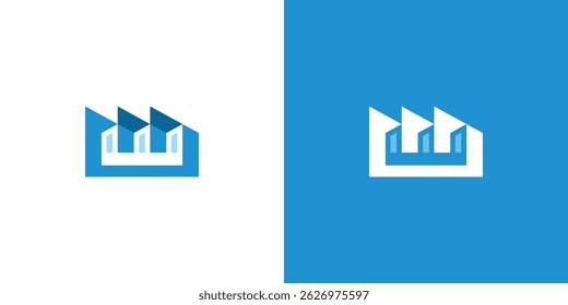 Letter W Building Logo Design