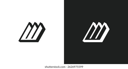 Letter W Building Logo Design