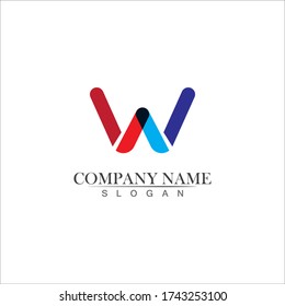 Letter W Business logoand symbol Vector