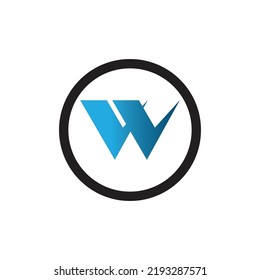 Letter W Business vector logo design template on white background