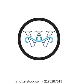 Letter W Business vector logo design template on white background