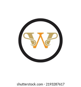 Letter W Business vector logo design template on white background