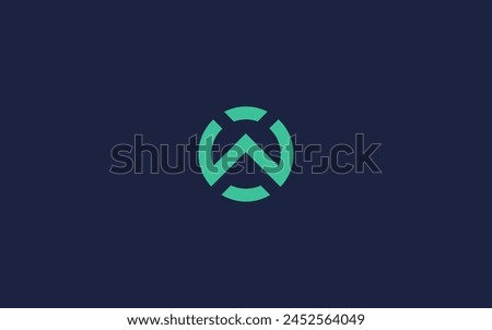 letter w with circle logo icon design vector design template inspiration