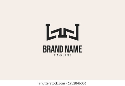 Letter W Classic Logo Vector Design Template suitable for personal and business brand