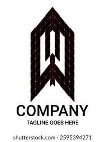 Letter w Construction vectors logo. Creative Vector Logo Design House, Building and Architecture. Lowercase logo. Perfect for Company, T-shirts, House, Architecture, Building and Construction.