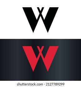 Letter W Creative Unique Modern Vector Logo Design