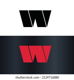 Letter W Creative Unique Modern Vector Logo Design