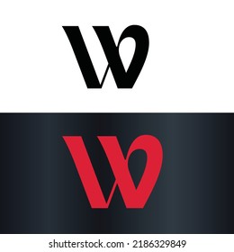 Letter W Creative Unique Modern Vector Logo Design