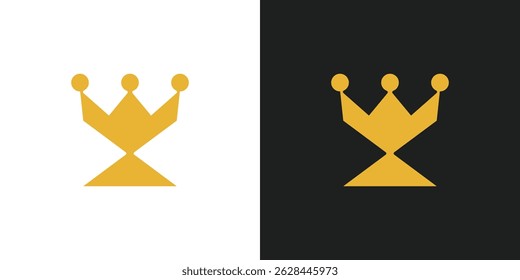Letter W Crown Logo Design