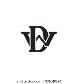 letter W and D monogram logo