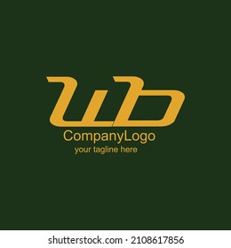 Letter W for Design and tagline company