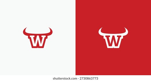 Letra W Devil Horn logo