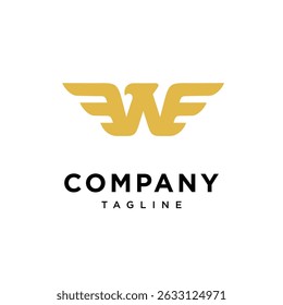 Letter W Eagle Bird Logo Icon Vector