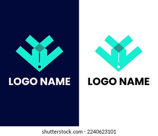 Letter W Fish Logo Design Vector Icon Graphic Emblem Illustration
