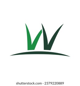 diseño vectorial del logotipo de la letra w