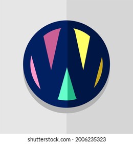 Letter W icon and logo template. New design and elegant typographic concept. Two Colour. File EPS.