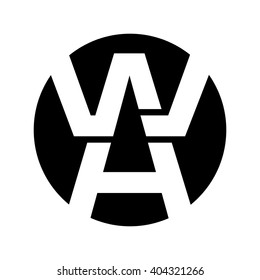 Letter W, J, And H Logo Vector.