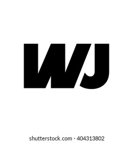 Letter W J Logo Vector Stock Vector (Royalty Free) 404313802 | Shutterstock