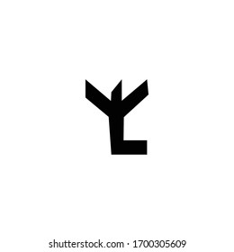 vectores de logotipo de letra W y L