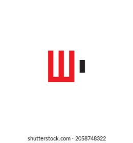 
Buchstabe w mit einfachem Symbol