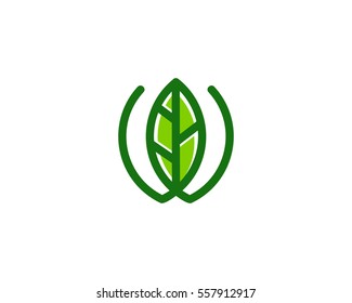 Letter W Leaf Logo Design Element Stock Vector (Royalty Free) 557912917 ...