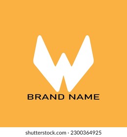 Letter W line logo design, Vector abstract logo design templates. Usable for Business and Branding Logos. Flat Vector Logo Design Template Element.