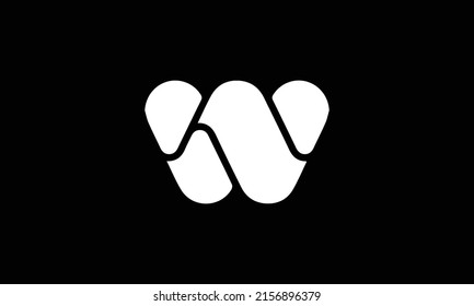 letter W logo with a beautiful and simple design