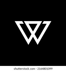 El logotipo de la letra W se puede utilizar para la compañía, el icono y otros.