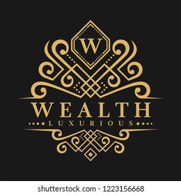 Letter W Logo - Classic Luxurious Style Logo Template