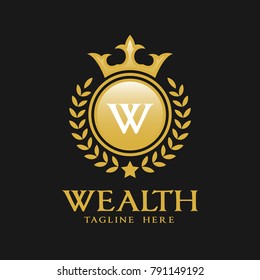 Letter W Logo - Classic Luxurious Style Logo Template