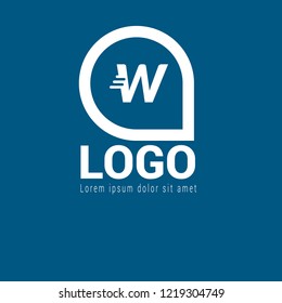 letter W logo concept. Designed for your web site design, logo, app, UI. W Logo Design Element