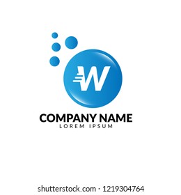 letter W logo concept. Designed for your web site design, logo, app, UI. W Logo Design Element
