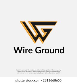 Letter W logo concept vector design